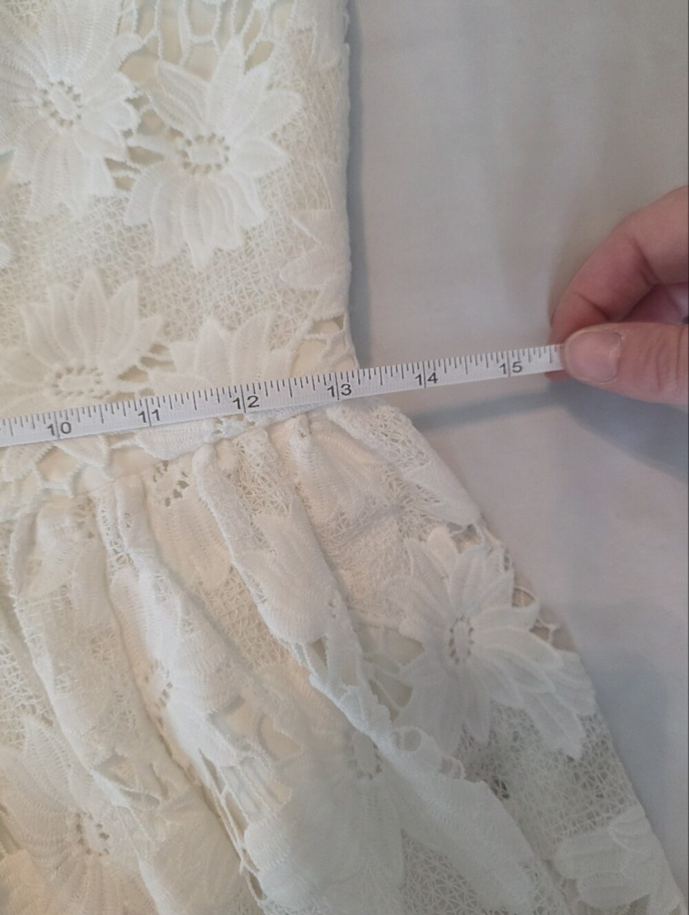 Alice + Olivia Floral Lace Fit & Flare Dress Wedding Formal Special Occasion - Picture 8 of 16